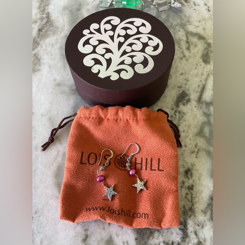 LOIS HILL Sterling Silver and Brad drop earring